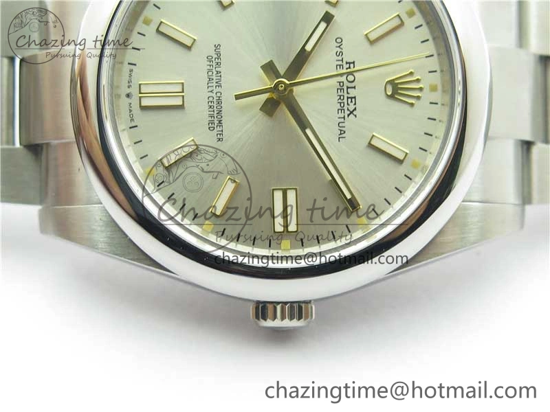 Contemporary Oyster Perpetual 41mm 124300 BP Maker Best Edition Silver Dial on SS Bracelet 2690