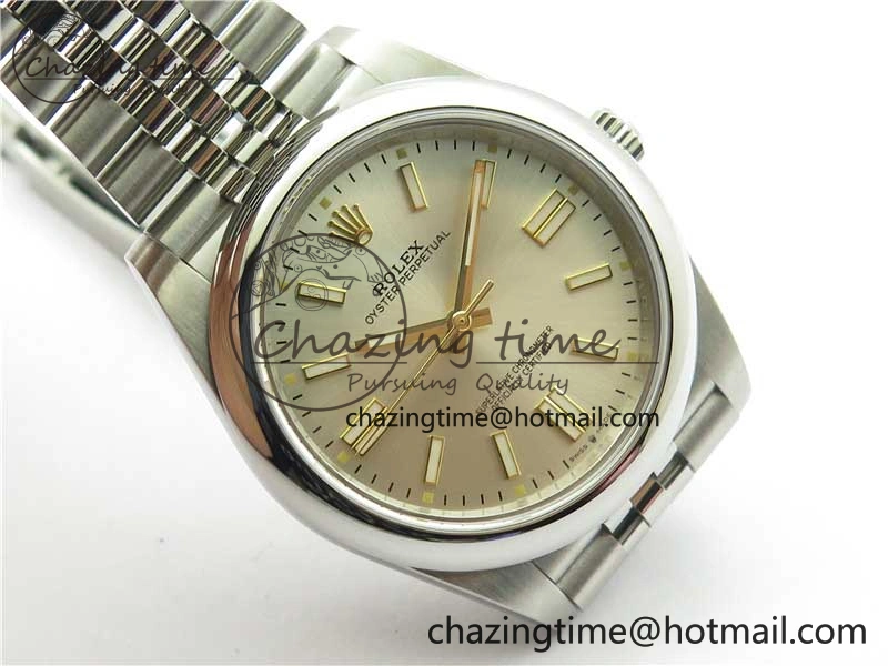 QuickDry Oyster Perpetual 41mm 124300 BP Maker Best Edition Silver Dial on SS Jubilee Bracelet A 2639