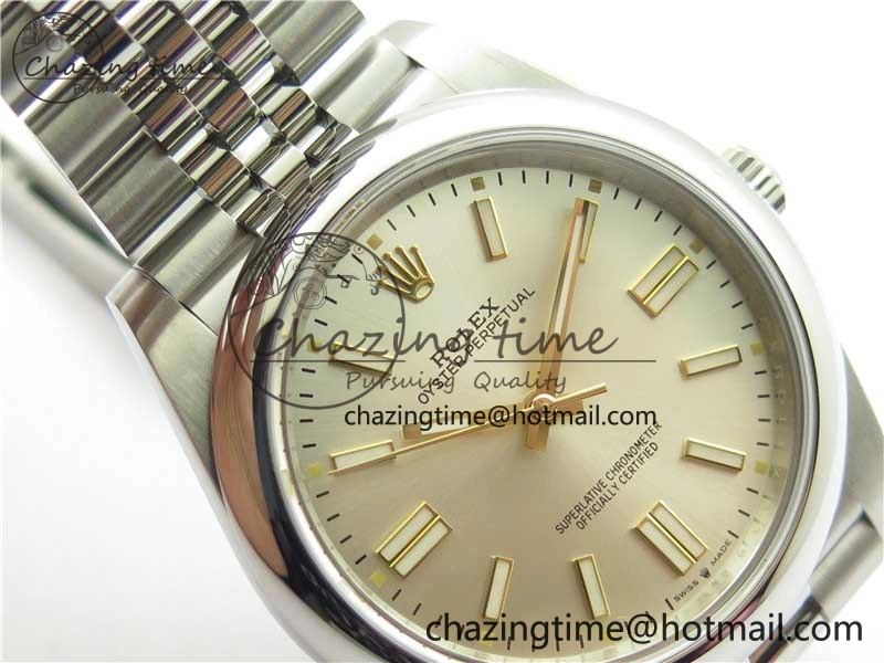 QuickDry Oyster Perpetual 41mm 124300 BP Maker Best Edition Silver Dial on SS Jubilee Bracelet A 2639
