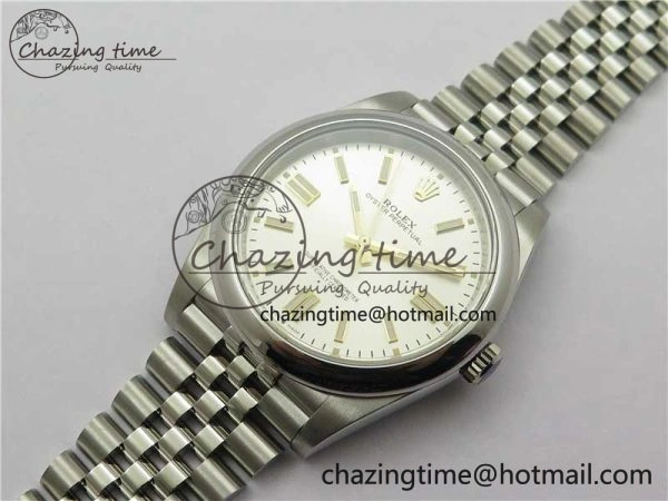 QuickDry Oyster Perpetual 41mm 124300 BP Maker Best Edition Silver Dial on SS Jubilee Bracelet A 2639