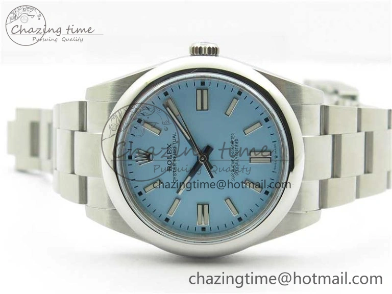 Thermal Oyster Perpetual 41mm 124300 BP Maker Best Edition Tiffany Blue Dial on SS Bracelet 2691