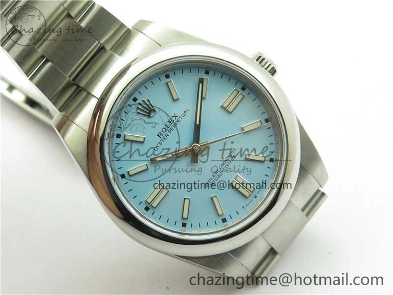 Thermal Oyster Perpetual 41mm 124300 BP Maker Best Edition Tiffany Blue Dial on SS Bracelet 2691