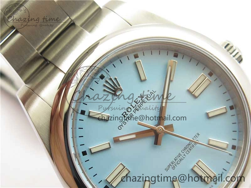 Thermal Oyster Perpetual 41mm 124300 BP Maker Best Edition Tiffany Blue Dial on SS Bracelet 2691