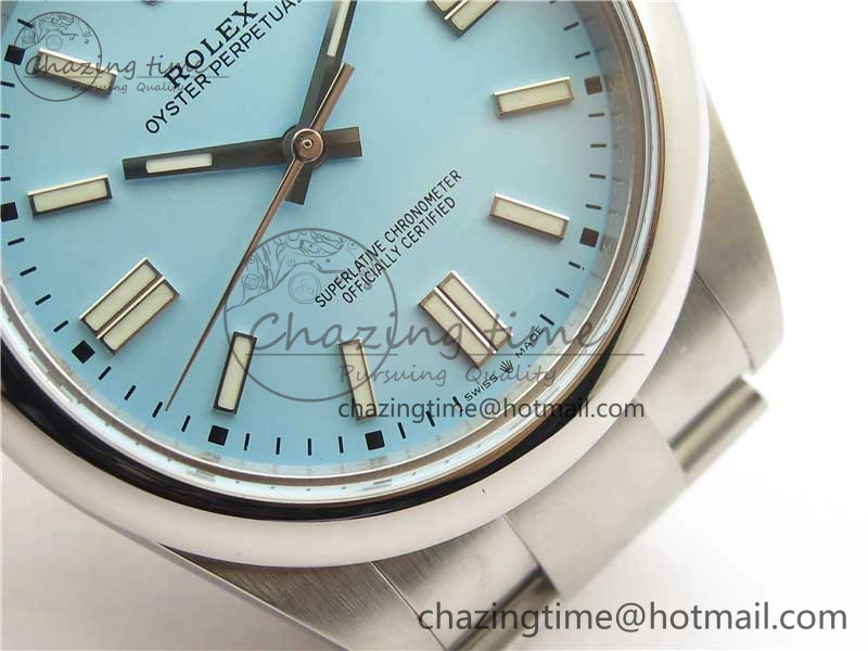 Thermal Oyster Perpetual 41mm 124300 BP Maker Best Edition Tiffany Blue Dial on SS Bracelet 2691