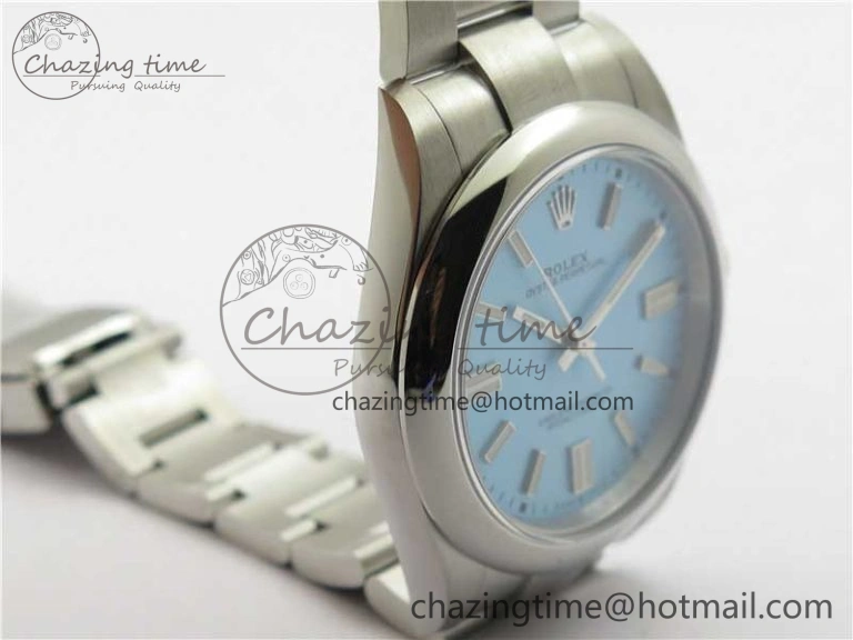 Thermal Oyster Perpetual 41mm 124300 BP Maker Best Edition Tiffany Blue Dial on SS Bracelet 2691