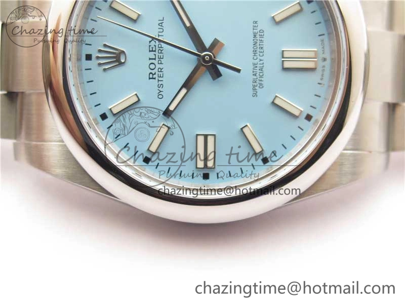 Thermal Oyster Perpetual 41mm 124300 BP Maker Best Edition Tiffany Blue Dial on SS Bracelet 2691
