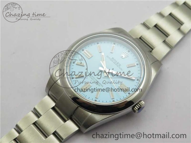 Thermal Oyster Perpetual 41mm 124300 BP Maker Best Edition Tiffany Blue Dial on SS Bracelet 2691
