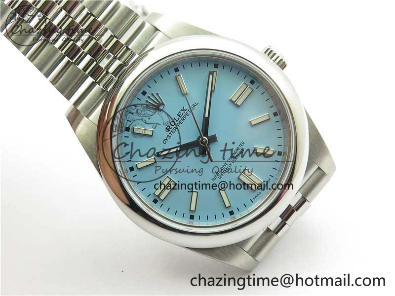 Oyster Perpetual 41mm 124300 BP Maker Best Edition Tiffany Blue Dial on SS Jubilee Bracelet A UrbanStyle 2640
