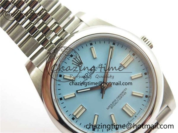 Oyster Perpetual 41mm 124300 BP Maker Best Edition Tiffany Blue Dial on SS Jubilee Bracelet A UrbanStyle 2640