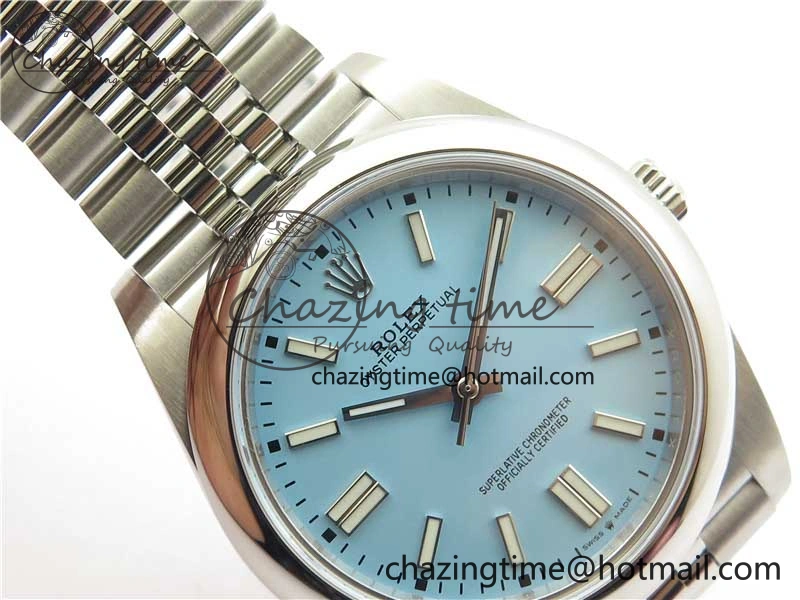 Oyster Perpetual 41mm 124300 BP Maker Best Edition Tiffany Blue Dial on SS Jubilee Bracelet A UrbanStyle 2640