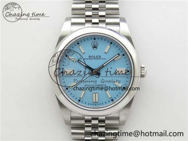 Oyster Perpetual 41mm 124300 BP Maker Best Edition Tiffany Blue Dial on SS Jubilee Bracelet A UrbanStyle 2640