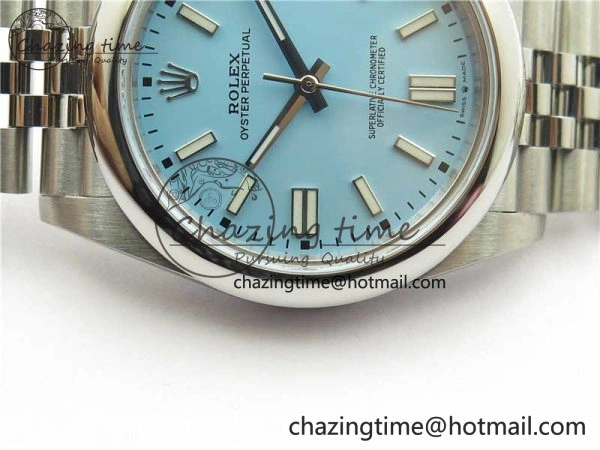 Oyster Perpetual 41mm 124300 BP Maker Best Edition Tiffany Blue Dial on SS Jubilee Bracelet A UrbanStyle 2640