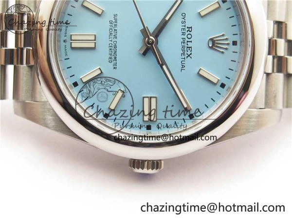 Oyster Perpetual 41mm 124300 BP Maker Best Edition Tiffany Blue Dial on SS Jubilee Bracelet A UrbanStyle 2640