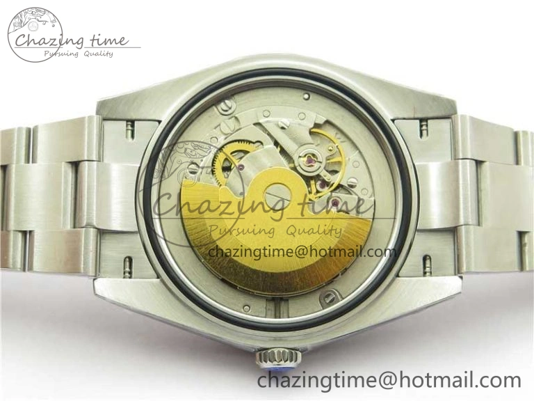 Trendy Oyster Perpetual 41mm 124300 BP Maker Best Edition Yellow Dial on SS Bracelet 2694