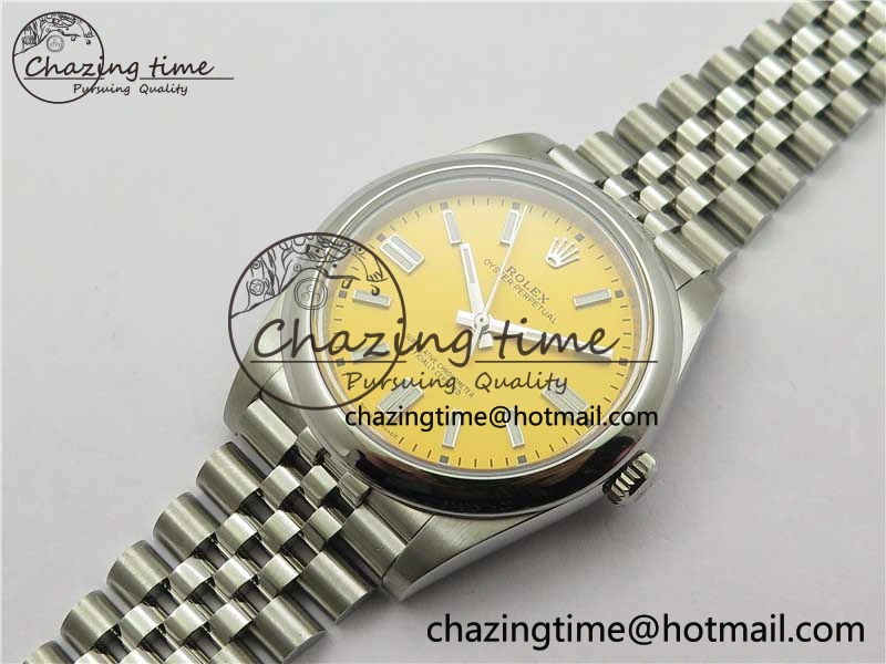 Oyster Perpetual 41mm 124300 BP Maker Best Edition Yellow Dial on SS Jubilee Bracelet A QuickDry 2642