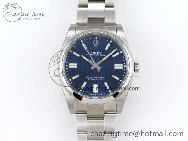 Oyster Perpetual 41mm 124300 Clean 1:1 Best Edition 904L Steel Blue Dial on SS Bracelet VR Reliable 1736