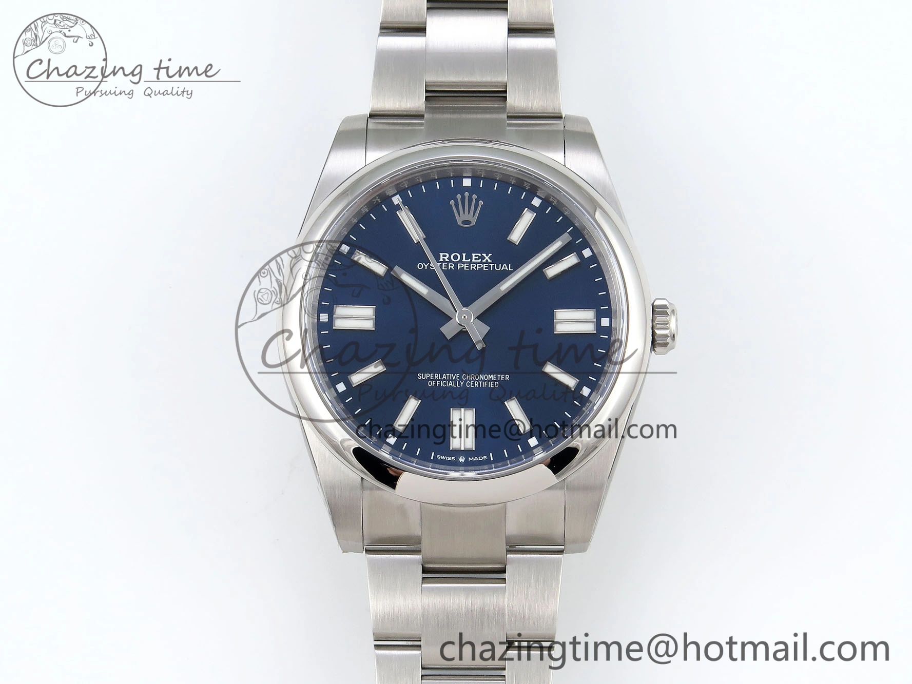 Oyster Perpetual 41mm 124300 Clean 1:1 Best Edition 904L Steel Blue Dial on SS Bracelet VR Reliable 1736