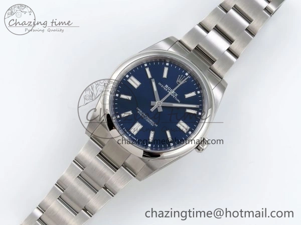 Oyster Perpetual 41mm 124300 Clean 1:1 Best Edition 904L Steel Blue Dial on SS Bracelet VR Reliable 1736