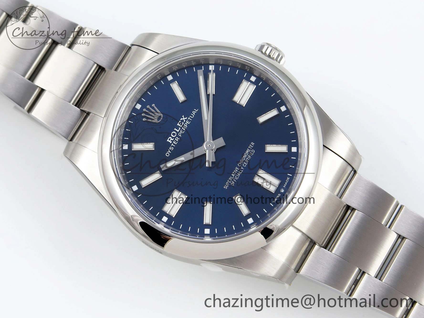 Oyster Perpetual 41mm 124300 Clean 1:1 Best Edition 904L Steel Blue Dial on SS Bracelet VR Reliable 1736