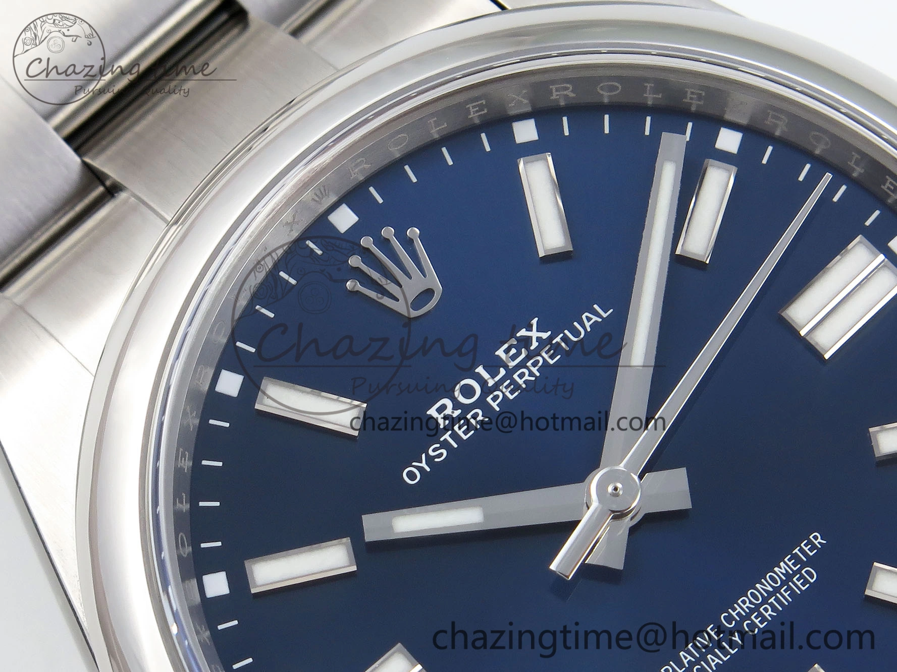 Oyster Perpetual 41mm 124300 Clean 1:1 Best Edition 904L Steel Blue Dial on SS Bracelet VR Reliable 1736