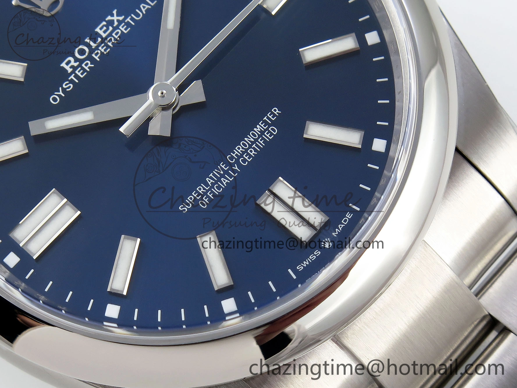 Oyster Perpetual 41mm 124300 Clean 1:1 Best Edition 904L Steel Blue Dial on SS Bracelet VR Reliable 1736