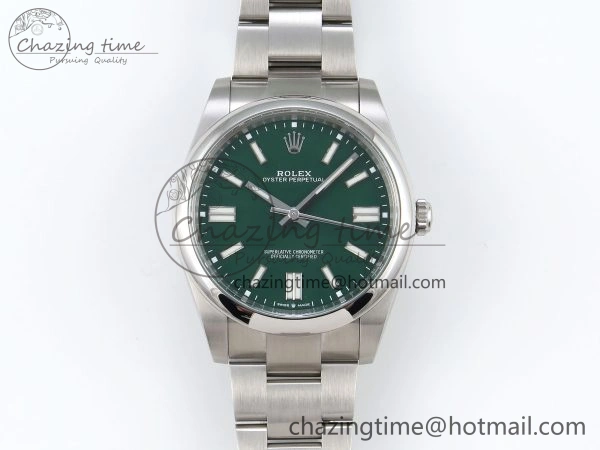 Oyster Perpetual 41mm 124300 Clean 1:1 Best Edition 904L Steel Green Dial on SS Bracelet VR TopPick 1739
