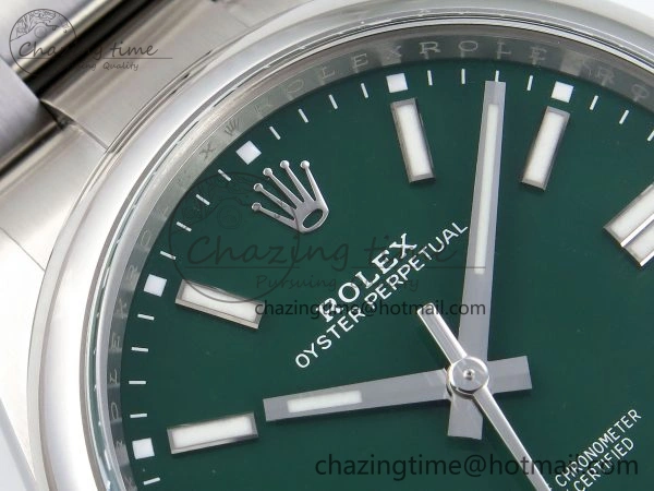Oyster Perpetual 41mm 124300 Clean 1:1 Best Edition 904L Steel Green Dial on SS Bracelet VR TopPick 1739