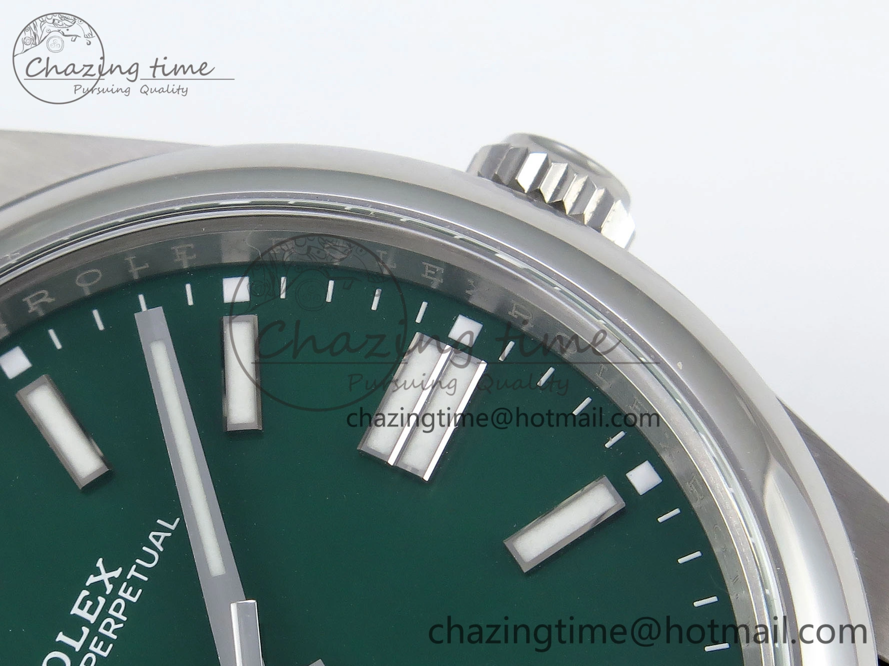 Oyster Perpetual 41mm 124300 Clean 1:1 Best Edition 904L Steel Green Dial on SS Bracelet VR TopPick 1739