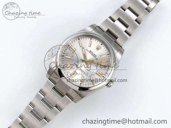 Refined Oyster Perpetual 41mm 124300 Clean 1:1 Best Edition 904L Steel Sliver Dial on SS Bracelet VR 1735