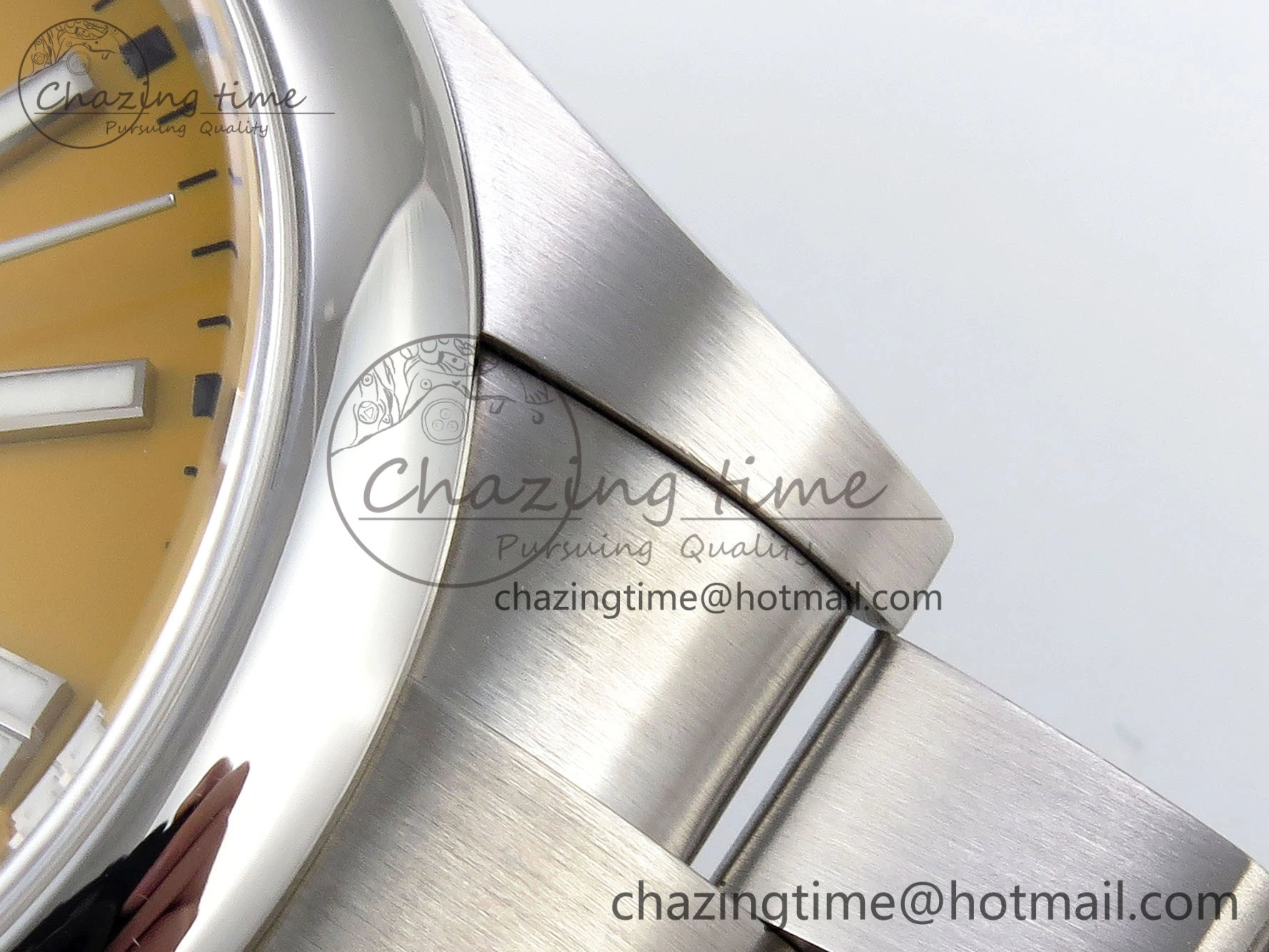 Oyster Perpetual 41mm 124300 Clean 1:1 Best Edition 904L Steel Yellow Dial on SS Bracelet VR Resilient 1737