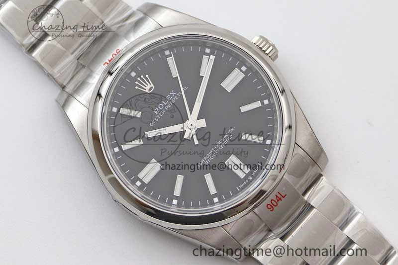 Thermal Oyster Perpetual 41mm 124300 EWF 1:1 Best Edition 904L Steel Black Dial on SS Bracelet A 2192