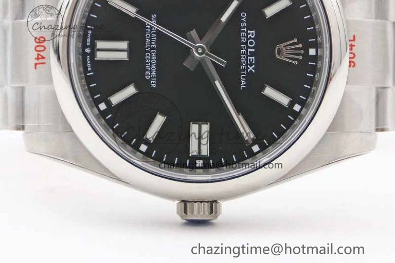 Thermal Oyster Perpetual 41mm 124300 EWF 1:1 Best Edition 904L Steel Black Dial on SS Bracelet A 2192