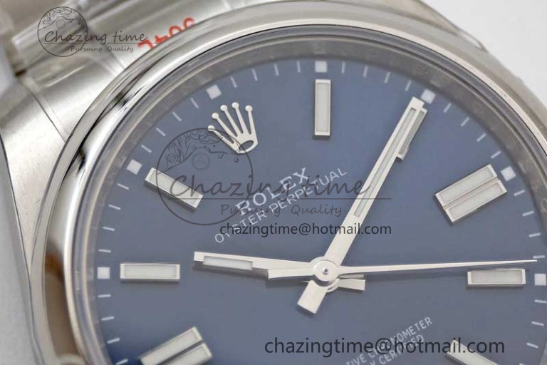 Lightweight Oyster Perpetual 41mm 124300 EWF 1:1 Best Edition 904L Steel Blue Dial on SS Bracelet A 2187