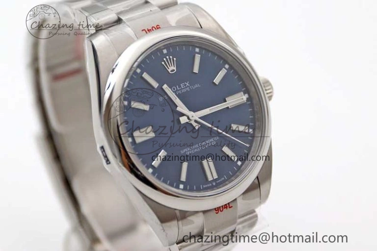 Lightweight Oyster Perpetual 41mm 124300 EWF 1:1 Best Edition 904L Steel Blue Dial on SS Bracelet A 2187