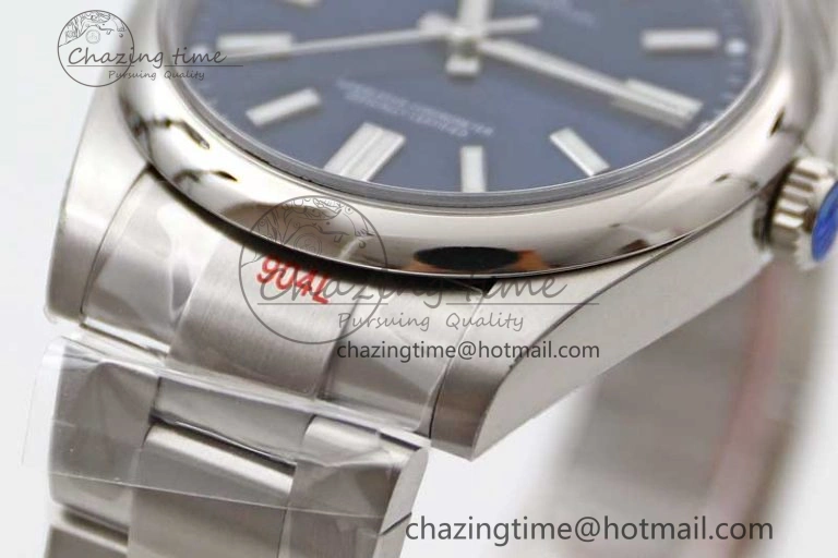 Lightweight Oyster Perpetual 41mm 124300 EWF 1:1 Best Edition 904L Steel Blue Dial on SS Bracelet A 2187