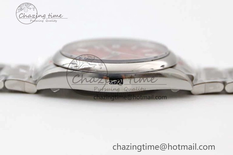 Cozy Oyster Perpetual 41mm 124300 EWF 1:1 Best Edition 904L Steel Red Dial on SS Bracelet A 2189
