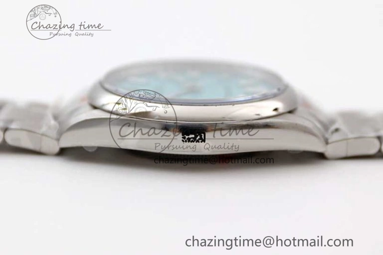 Comfortable Oyster Perpetual 41mm 124300 EWF 1:1 Best Edition 904L Steel Tiffany Blue Dial on SS Bracelet A 2191