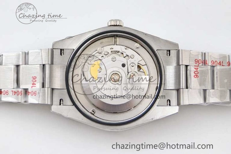 Attractive Oyster Perpetual 41mm 124300 EWF 1:1 Best Edition 904L Steel Yellow Dial on SS Bracelet A 2193