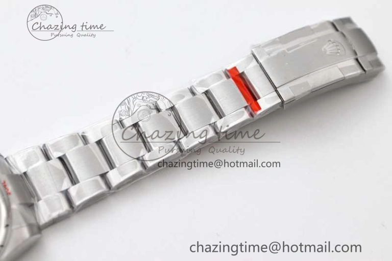 Attractive Oyster Perpetual 41mm 124300 EWF 1:1 Best Edition 904L Steel Yellow Dial on SS Bracelet A 2193