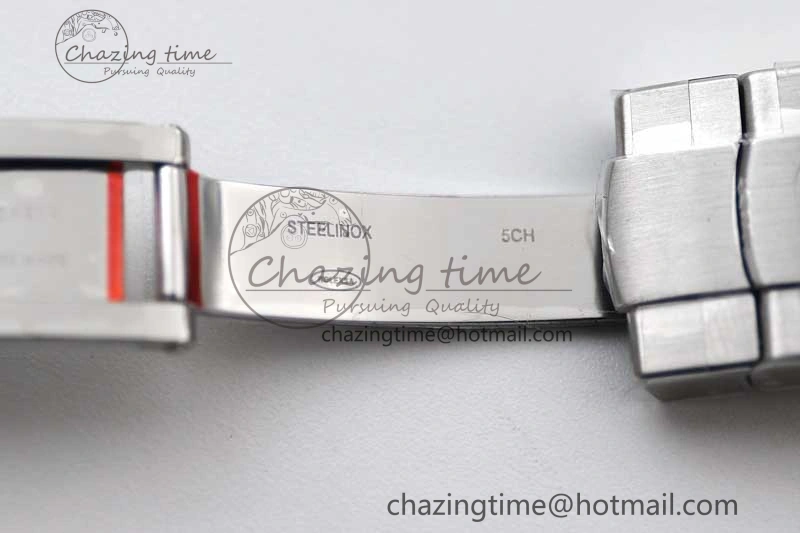 Attractive Oyster Perpetual 41mm 124300 EWF 1:1 Best Edition 904L Steel Yellow Dial on SS Bracelet A 2193