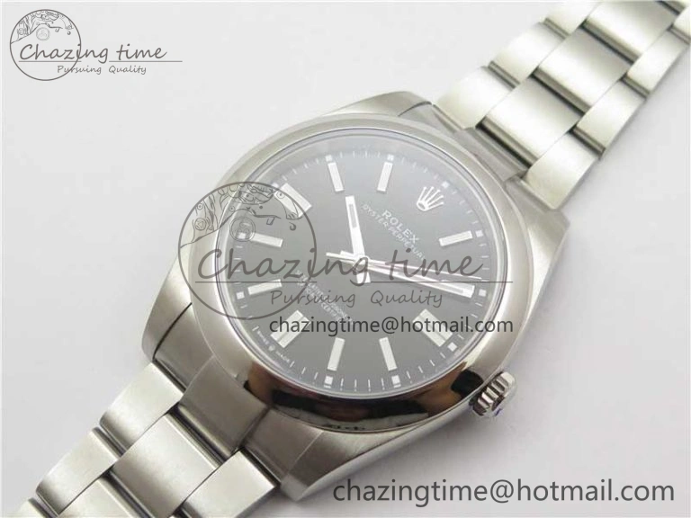 Oyster Perpetual 41mm 124300 EWF Best Edition Black Dial on SS Bracelet A Comfortable 2860