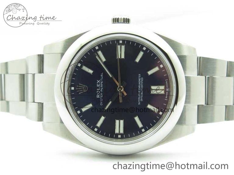 Durable Oyster Perpetual 41mm 124300 EWF Best Edition Deep Blue Dial on SS Bracelet A 2854