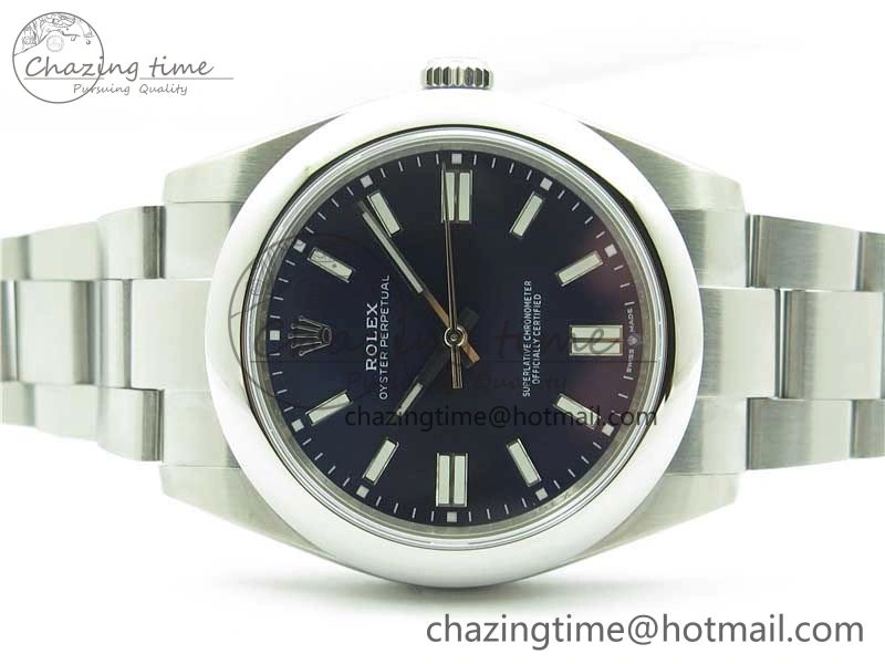 Durable Oyster Perpetual 41mm 124300 EWF Best Edition Deep Blue Dial on SS Bracelet A 2854
