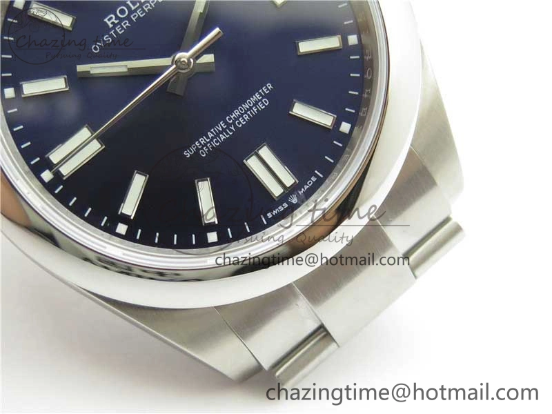 Durable Oyster Perpetual 41mm 124300 EWF Best Edition Deep Blue Dial on SS Bracelet A 2854