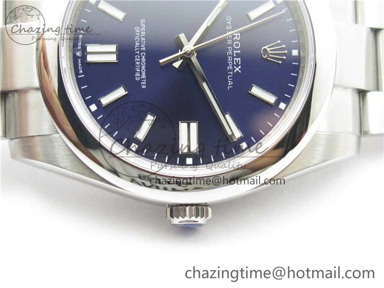 Durable Oyster Perpetual 41mm 124300 EWF Best Edition Deep Blue Dial on SS Bracelet A 2854