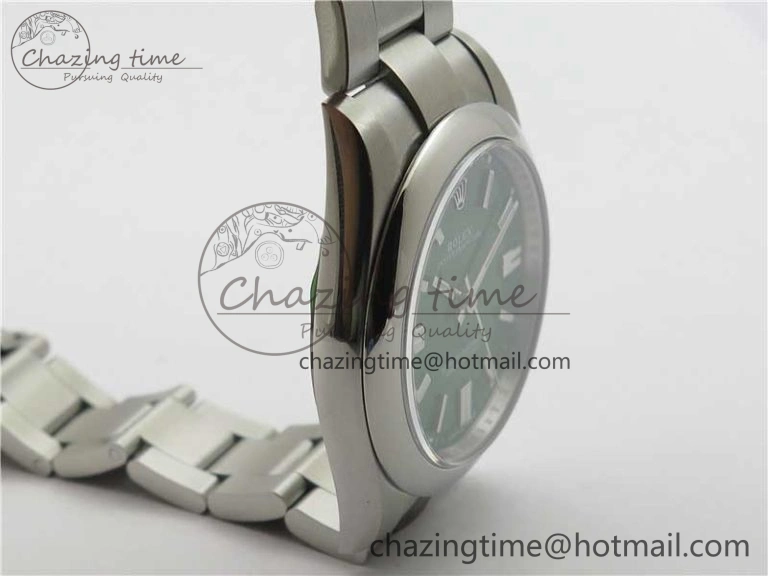 Unique Oyster Perpetual 41mm 124300 EWF Best Edition Green Dial on SS Bracelet A 2853