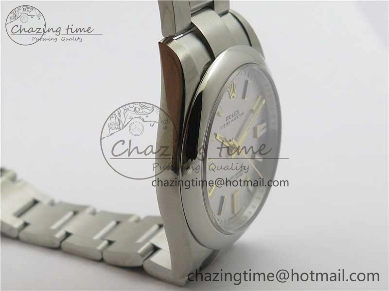 Stretchable Oyster Perpetual 41mm 124300 EWF Best Edition Silver Dial on SS Bracelet A 2852