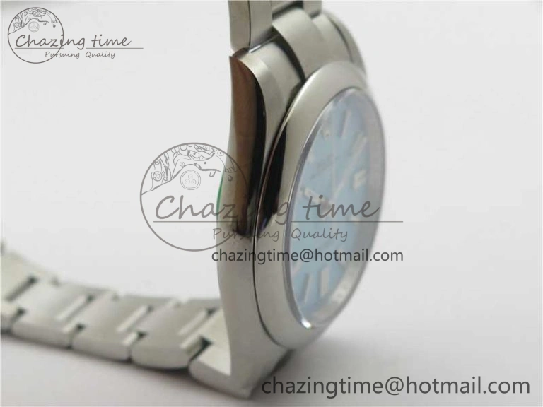 Oyster Perpetual 41mm 124300 EWF Best Edition Tiffany Blue Dial on SS Bracelet A MoistureWicking 2851