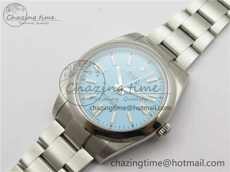 Oyster Perpetual 41mm 124300 EWF Best Edition Tiffany Blue Dial on SS Bracelet A MoistureWicking 2851