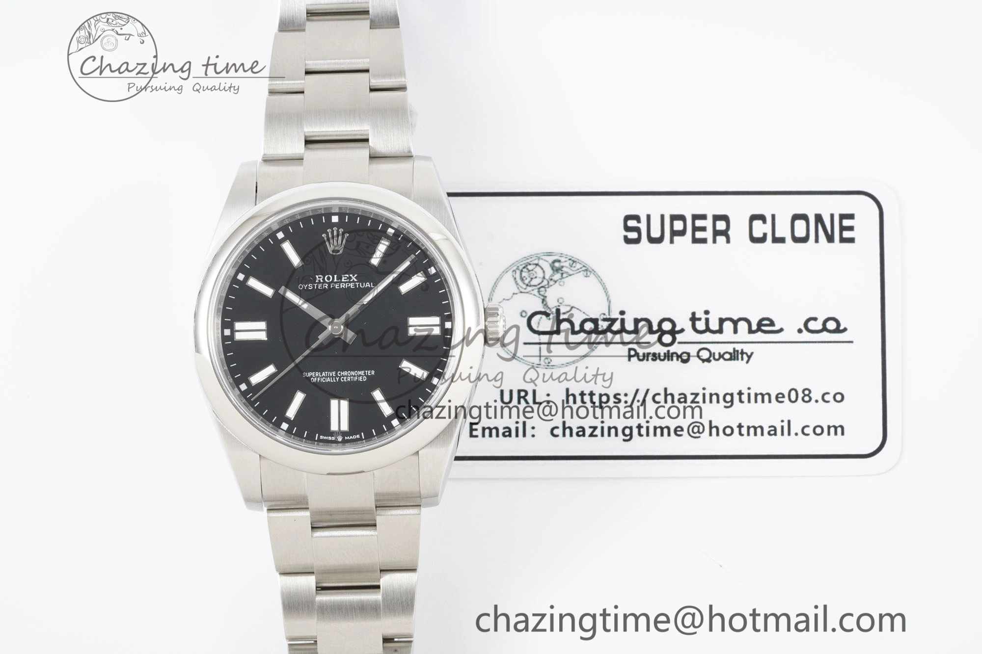 Oyster Perpetual 41mm 124300 KING 1:1 Best Edition 904L Steel Black Dial on SS Bracelet VR SportInspired 2082